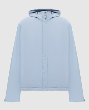 Herno Blue jacket with hood GI00051DR12387SZ