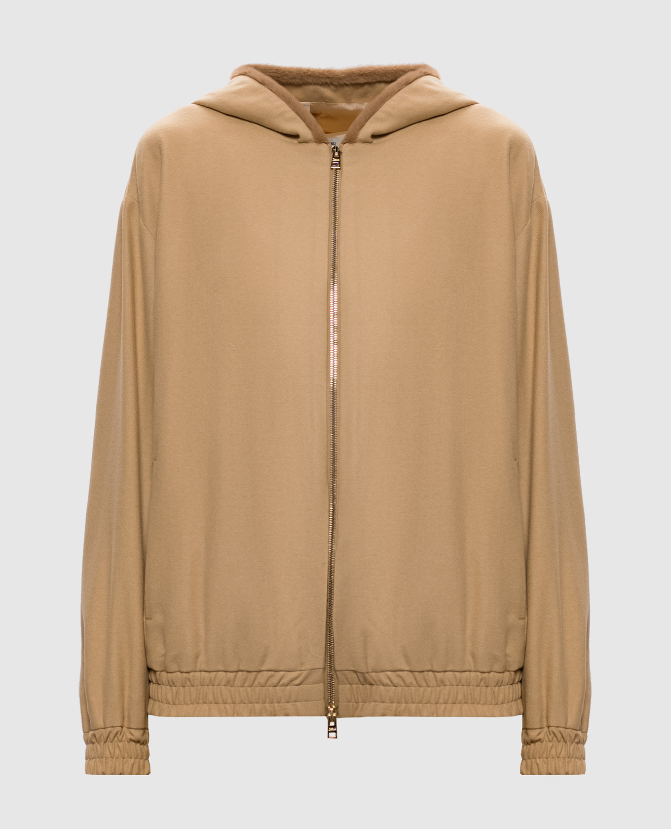 Beige wool sports jacket