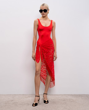 Venuja Red swimsuit BODY OP001B
