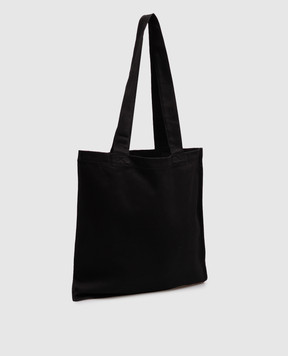AMIRI Black shopper with logo embroidery AMHABA1060