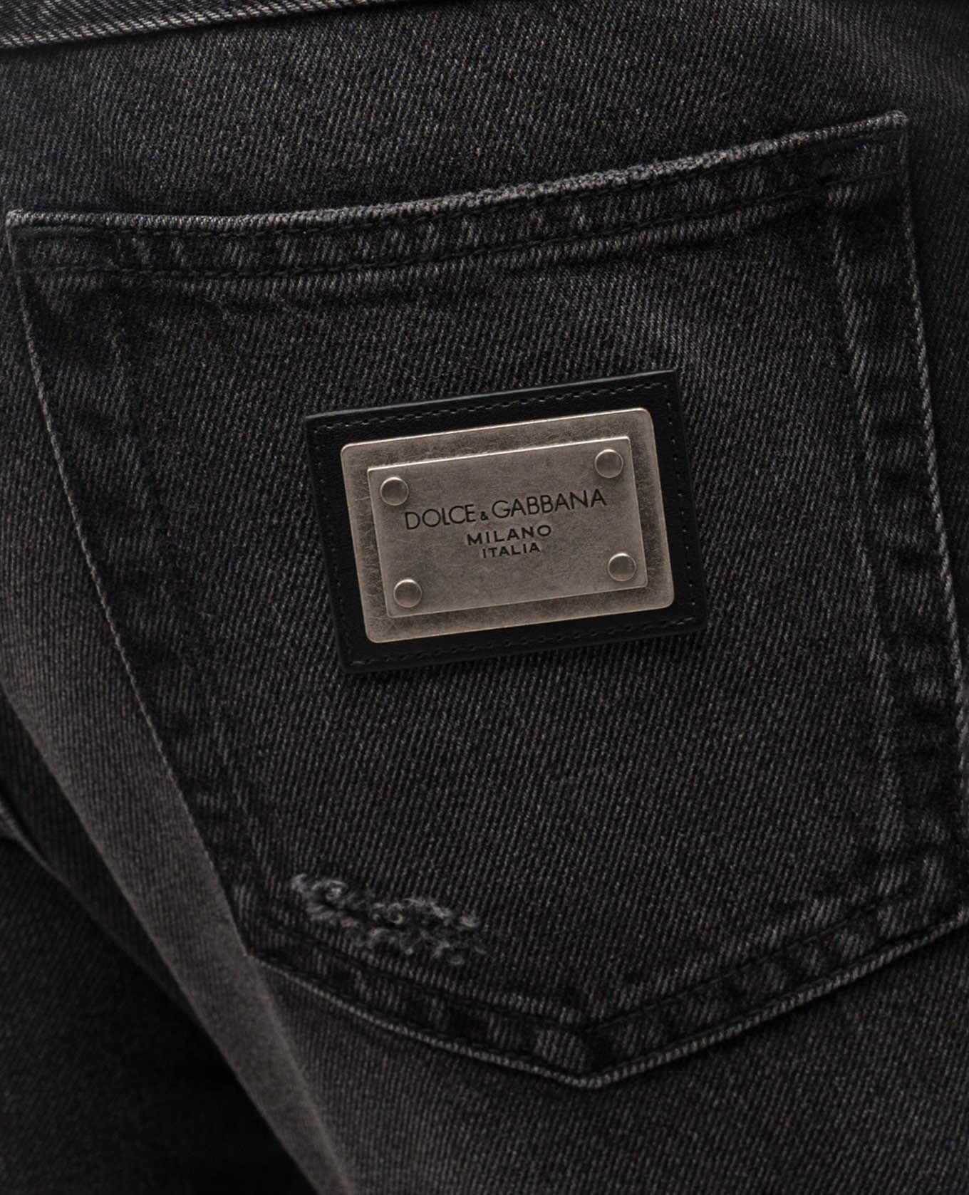 

Gray jeans with a worn effect Dolce&Gabbana, Grey