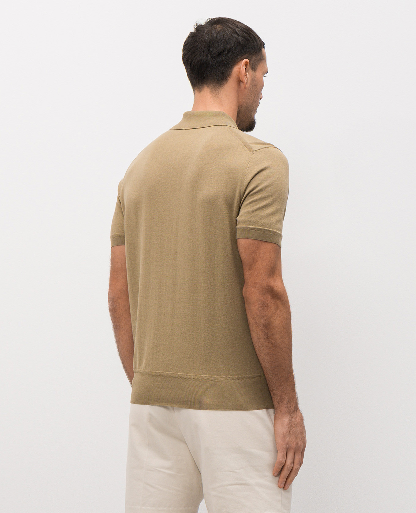 Khaki polo shirt Tom Ford 4