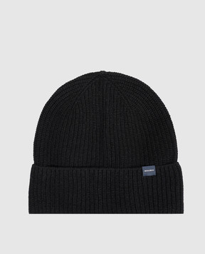 Woolrich Black hat with wool CFWOAC0331MBUF0659
