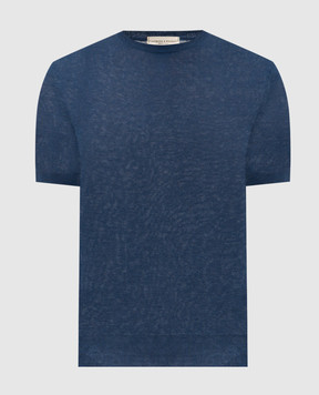 Cashmere&Whiskey Blue linen t-shirt MS003