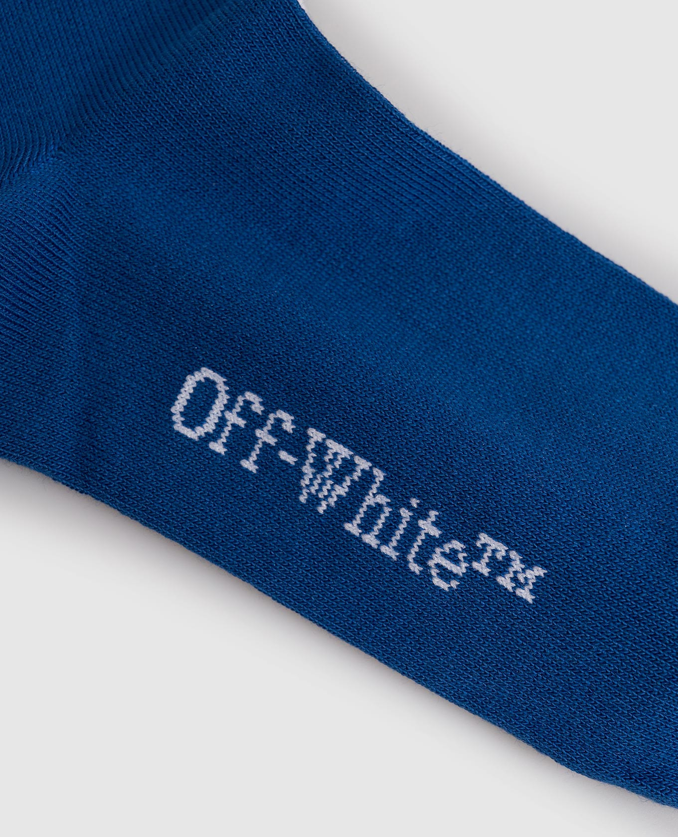 

Children's blue socks with logo pattern Off-White