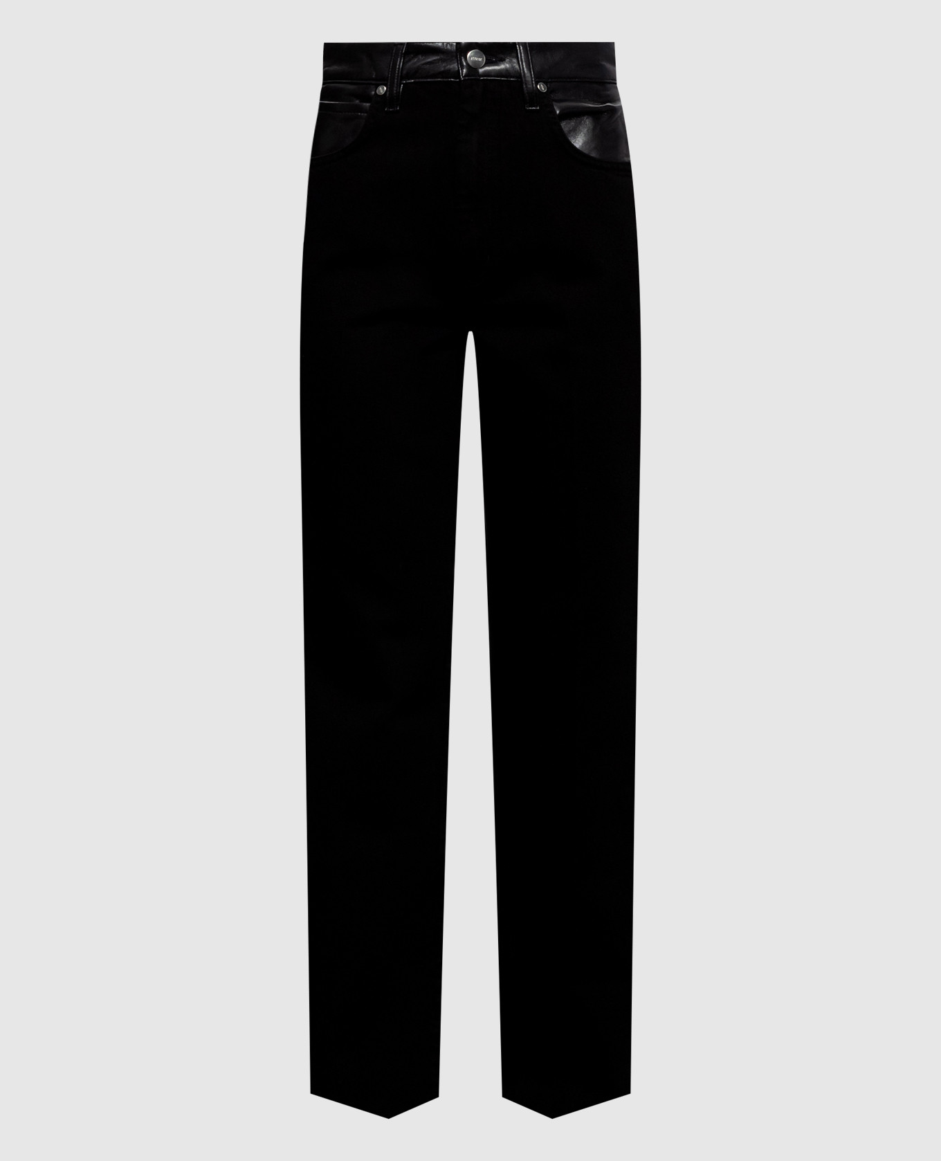 Morgan black jeans with inserts AGOLDE