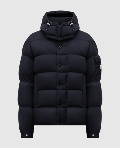 Moncler - Black Vezere down jacket with logo 1A0004453333 - shop