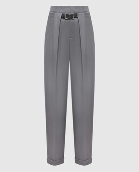 The Attico Gray wool pants 261WCP00312WWW065AA