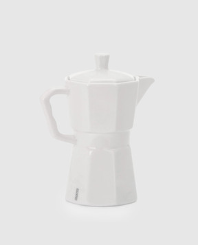SELETTI White porcelain coffee percolator Estetico Quotidiano 10580