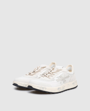 Premiata White NOUS combination sneakers NOUS