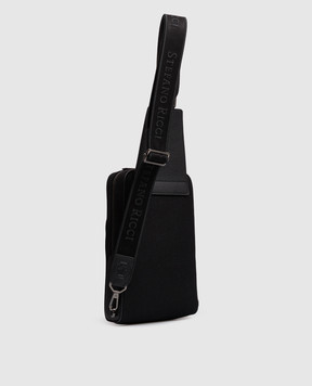 Stefano Ricci Black combination sling bag ND219UMAMR