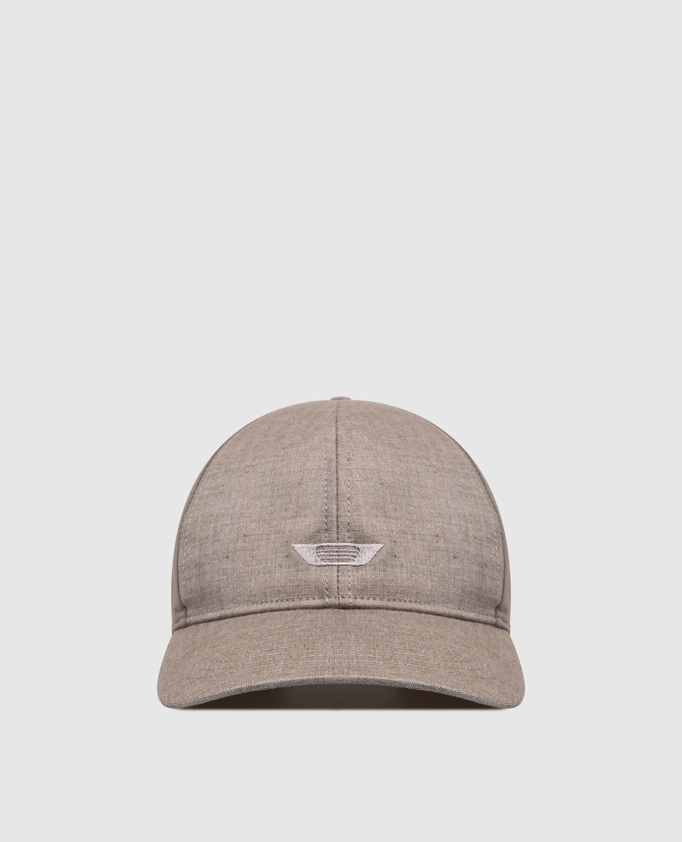 

Brown cap with linen Sease