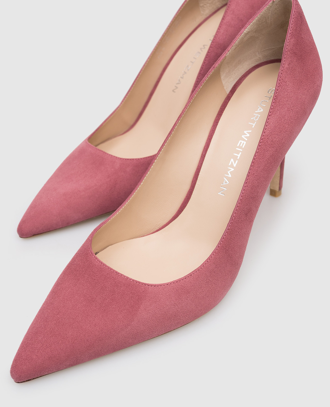 

Stuart pink suede shoes Stuart Weitzman