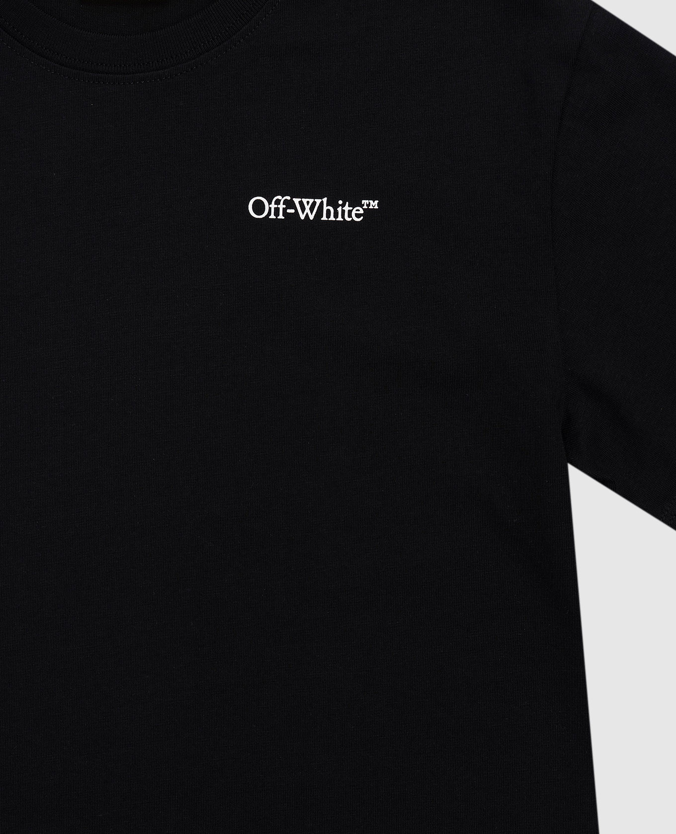 

Children's black T-shirt with Diag print Off-White