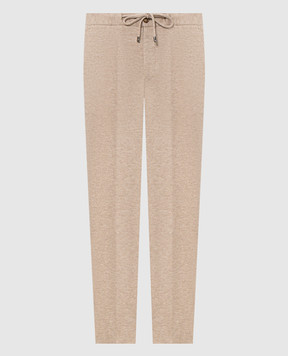 Enrico Mandelli Beige cashmere pants GYMP015428