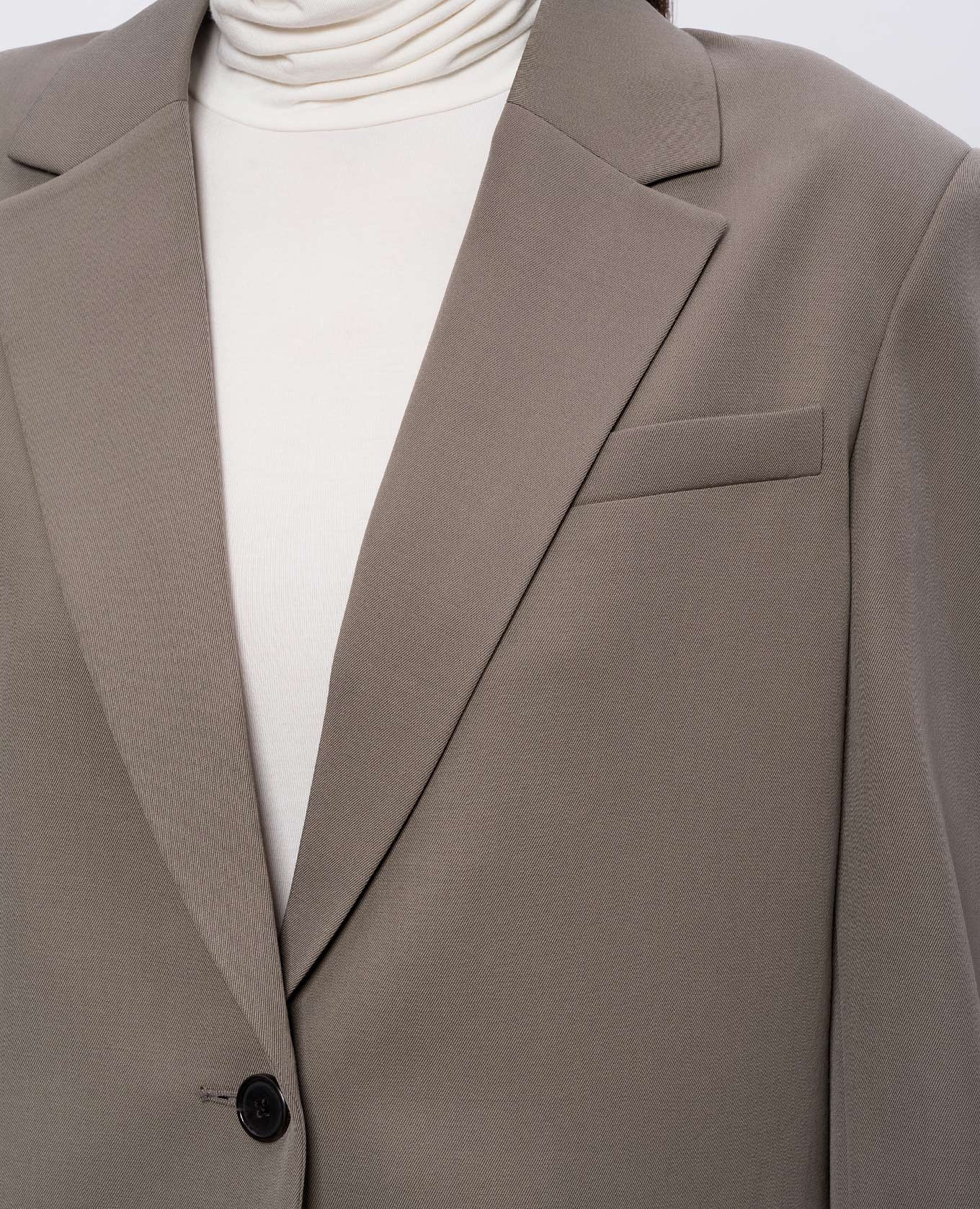 

Ezri grey wool jacket The Row