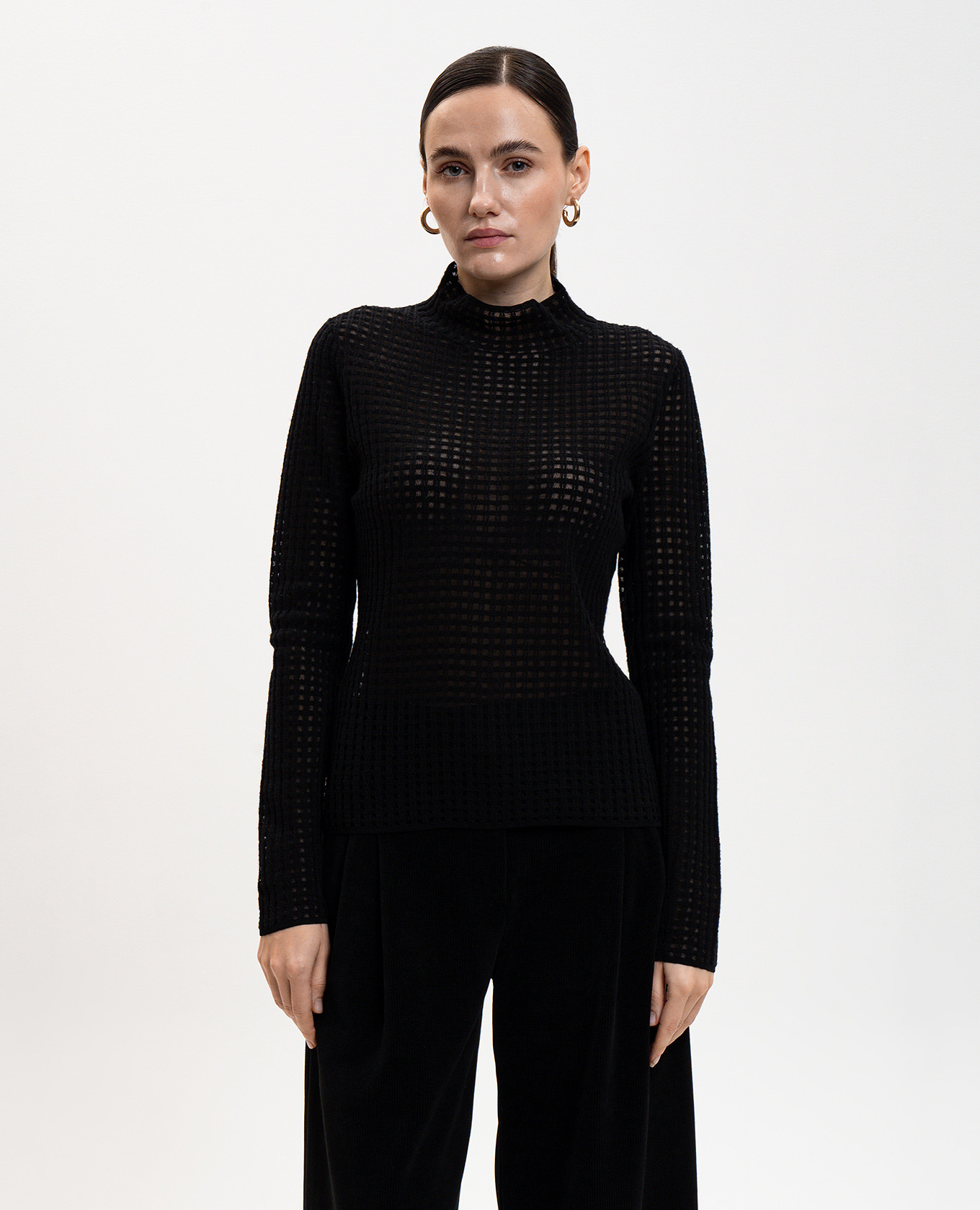 

Black Zella golf with patterned wool PROENZA SCHOULER