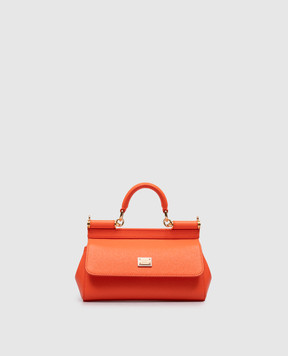 Dolce&Gabbana Orange Sicily leather mini bag BB7116B1001