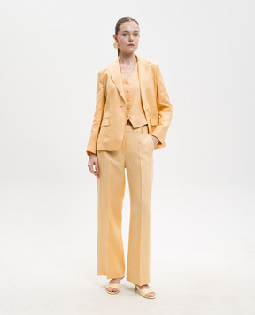 Max Mara Weekend Yellow PACE linen vest WKDPACE