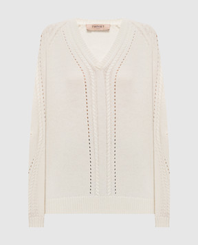 Twinset Ivory wool pullover 262TT3182