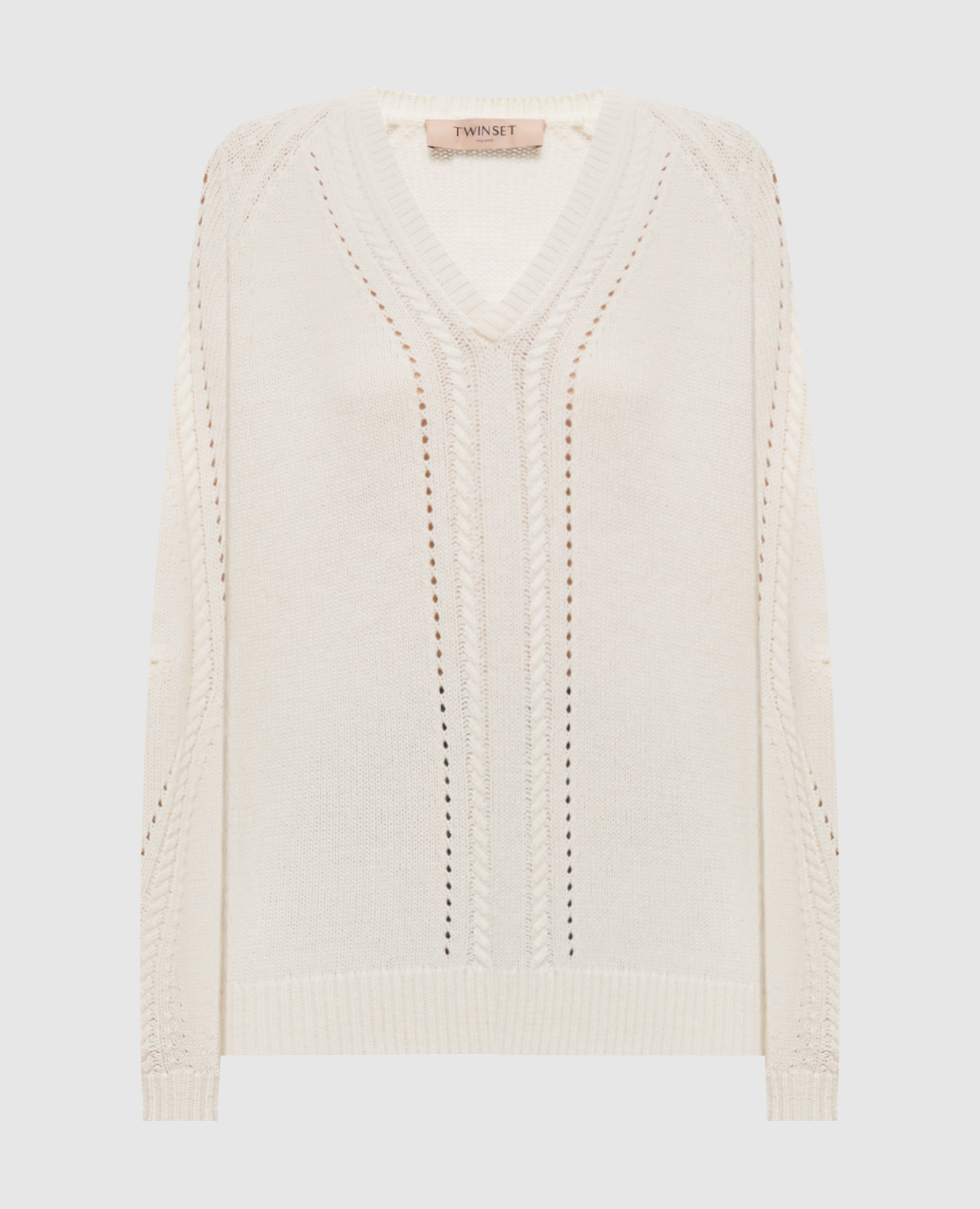 Ivory wool pullover Twinset