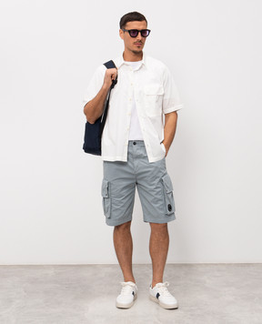 C.P. Company White shirt with short sleeves MSH231A005328G