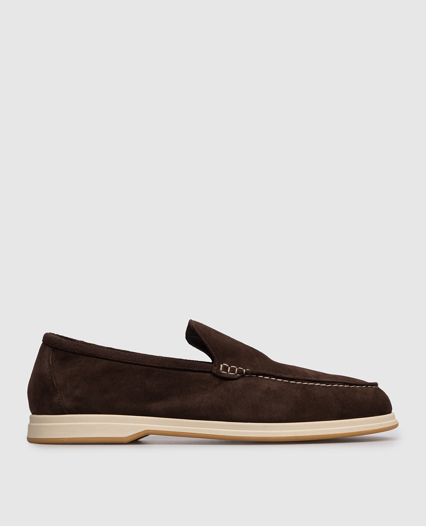 

Brown suede loafers Enrico Mandelli