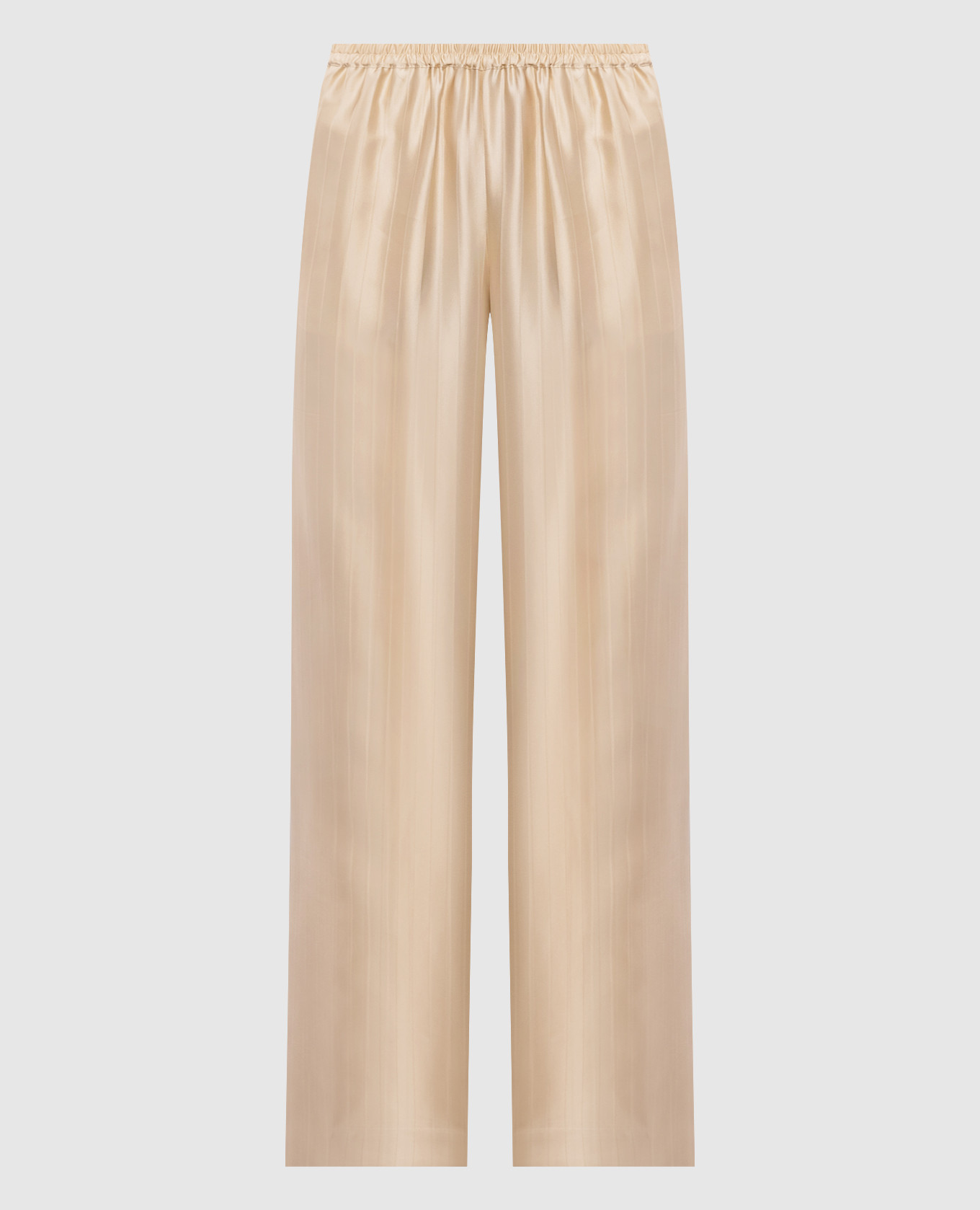 Beige KADALA pants with silk