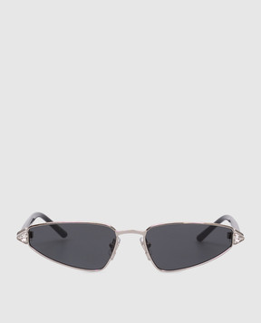 Valentino Silver Cat-Eye Sunglasses VG0035S