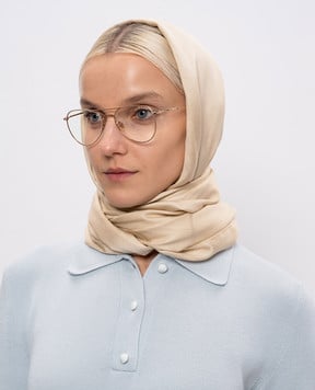 Givenchy Beige silk scarf 710010175001