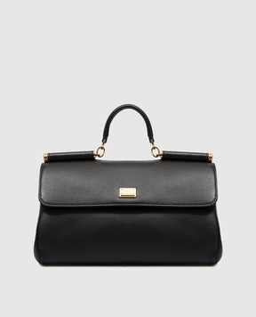 Dolce&Gabbana My Sicily black leather satchel bag BB7782B7321