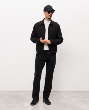 Herno Black jacket with linen GI000642U17155S
