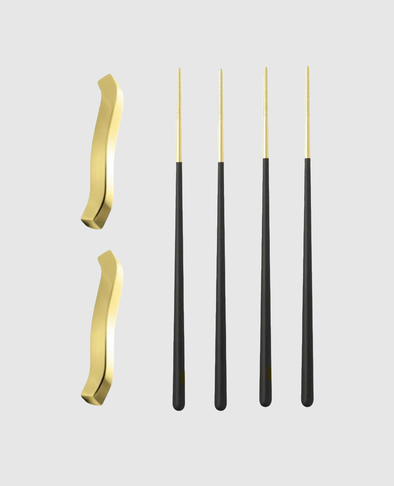 

Kyoto black sushi chopsticks set Broggi 1818