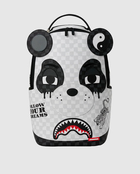 Sprayground Children's white backpack PANDA PARTY SHARK 910B8468NSZ