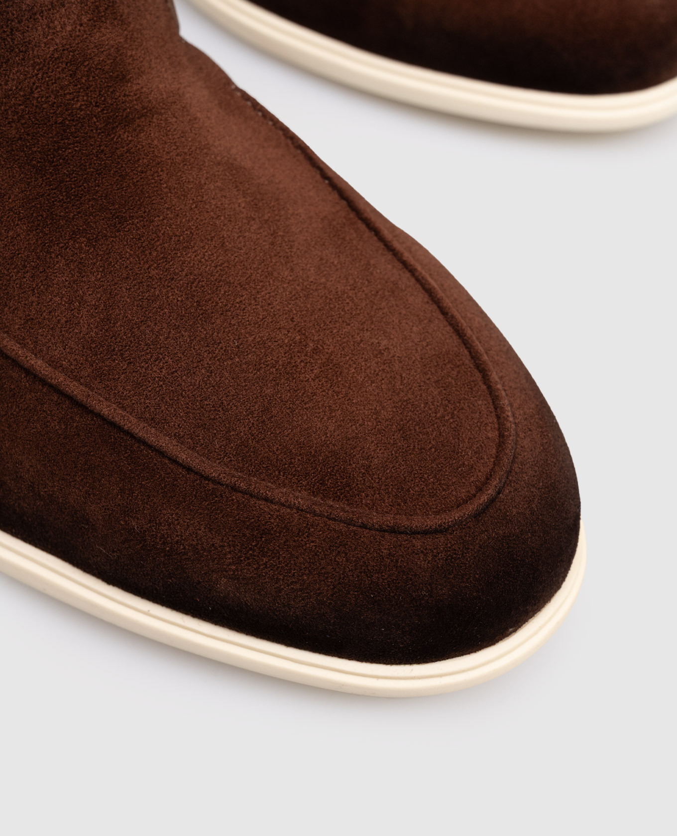 

Brown suede loafers with a degraded effect Santoni