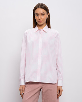 Max Mara ACCENNI pink striped shirt MXMACCENNI