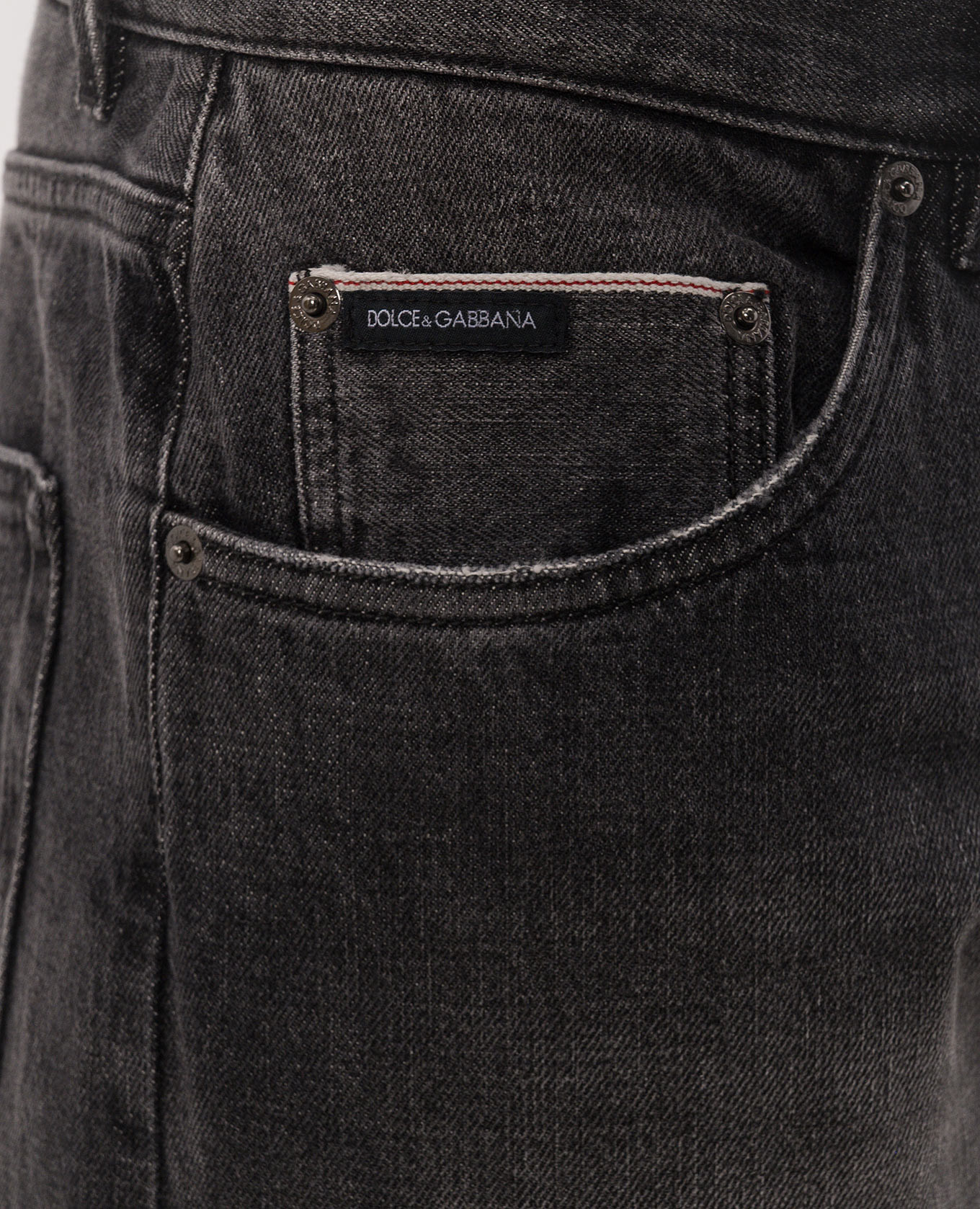 Black jeans with a worn effect Dolce&Gabbana 5