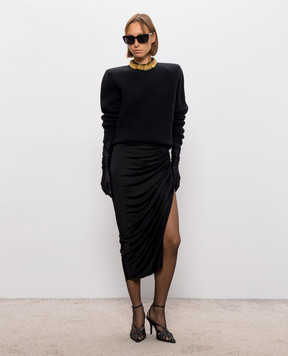 Balmain Black skirt with drapery SK0000000038