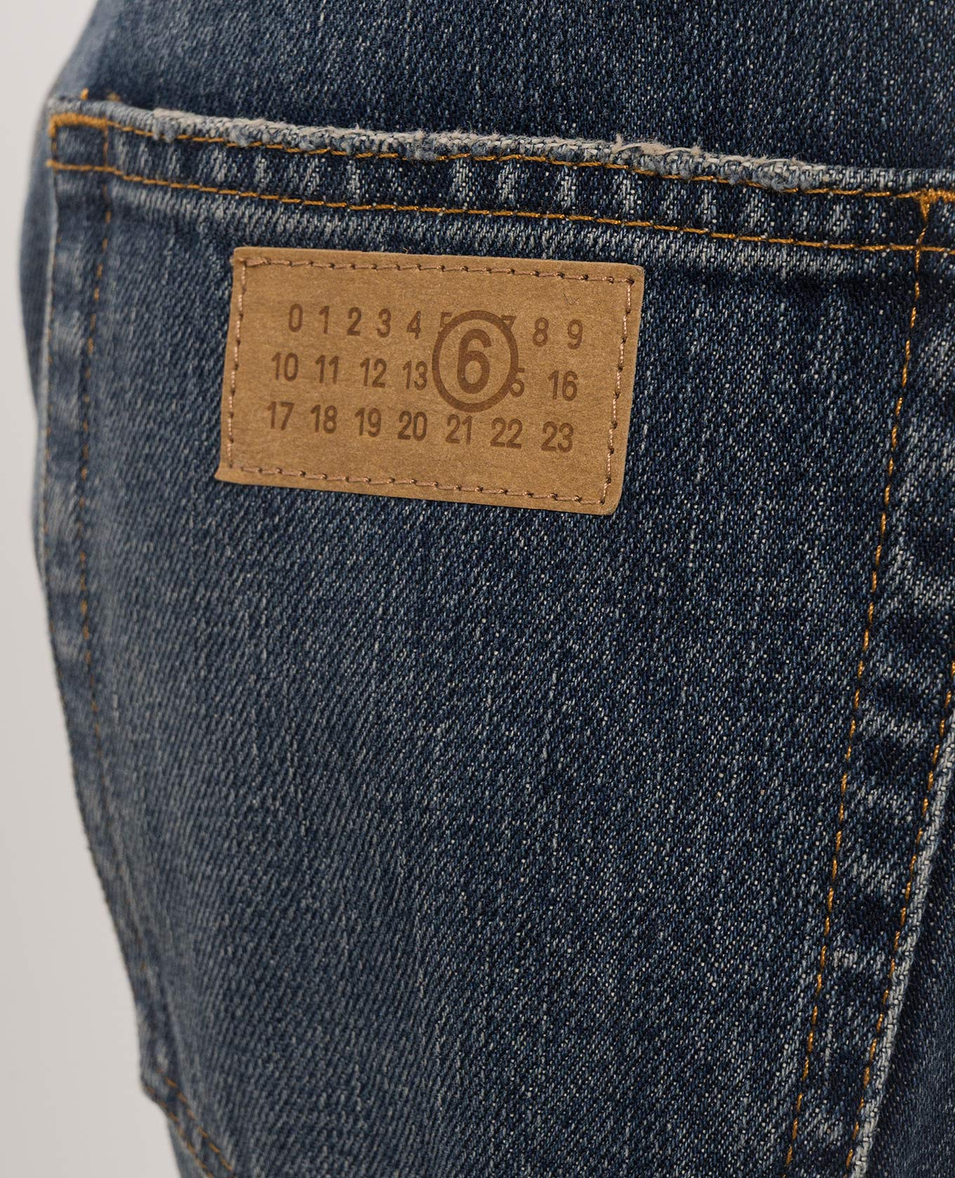 Blue jeans with holes Maison Margiela MM6 5