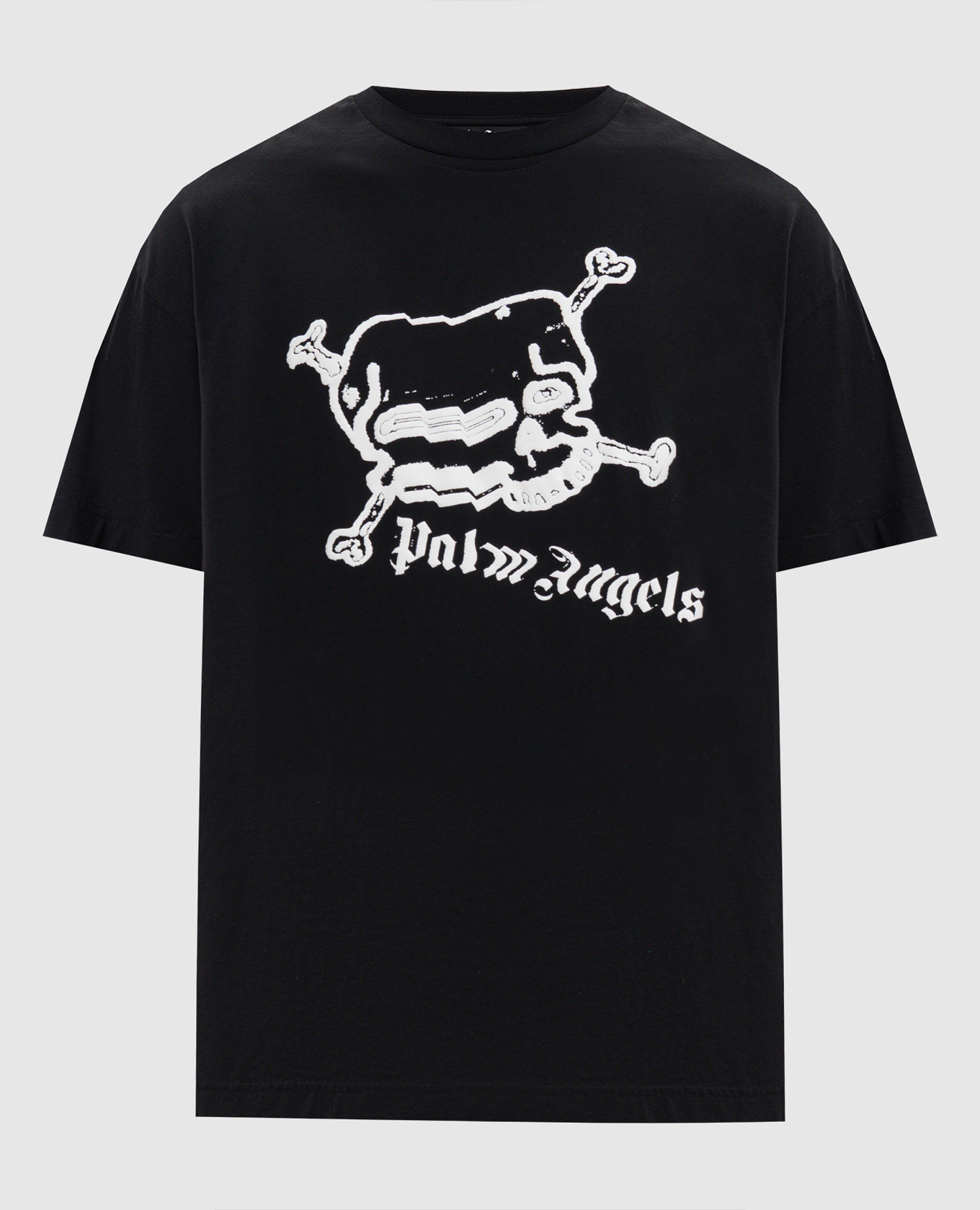 Black T-shirt with contrast Skull print