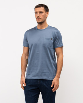 MooRER Blue T-shirt BRUZIO BRUZIOJCL