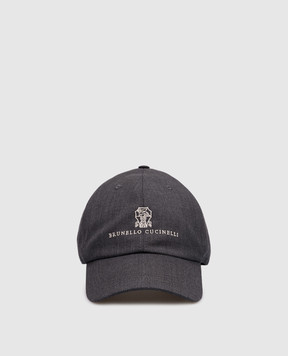 Brunello Cucinelli Gray wool cap M032P9850
