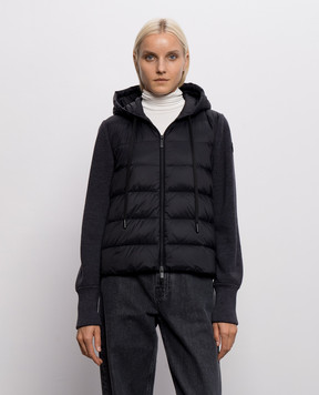 Moncler Black combination jacket L20939B00019M1131