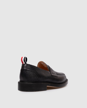 Thom Browne Black leather loafers MFD054A00198