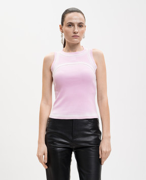 Off-White Pink Spray T-shirt with logo print 2AD236S26JER001