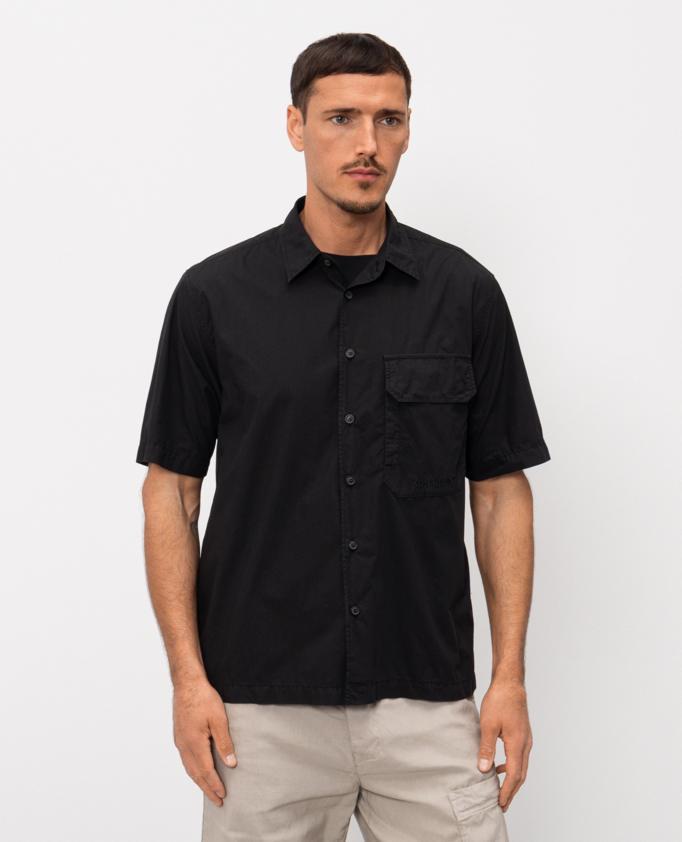 

Black short-sleeved shirt C.P. Company