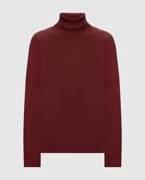 Brunello Cucinelli Burgundy cashmere sweater M12744403P