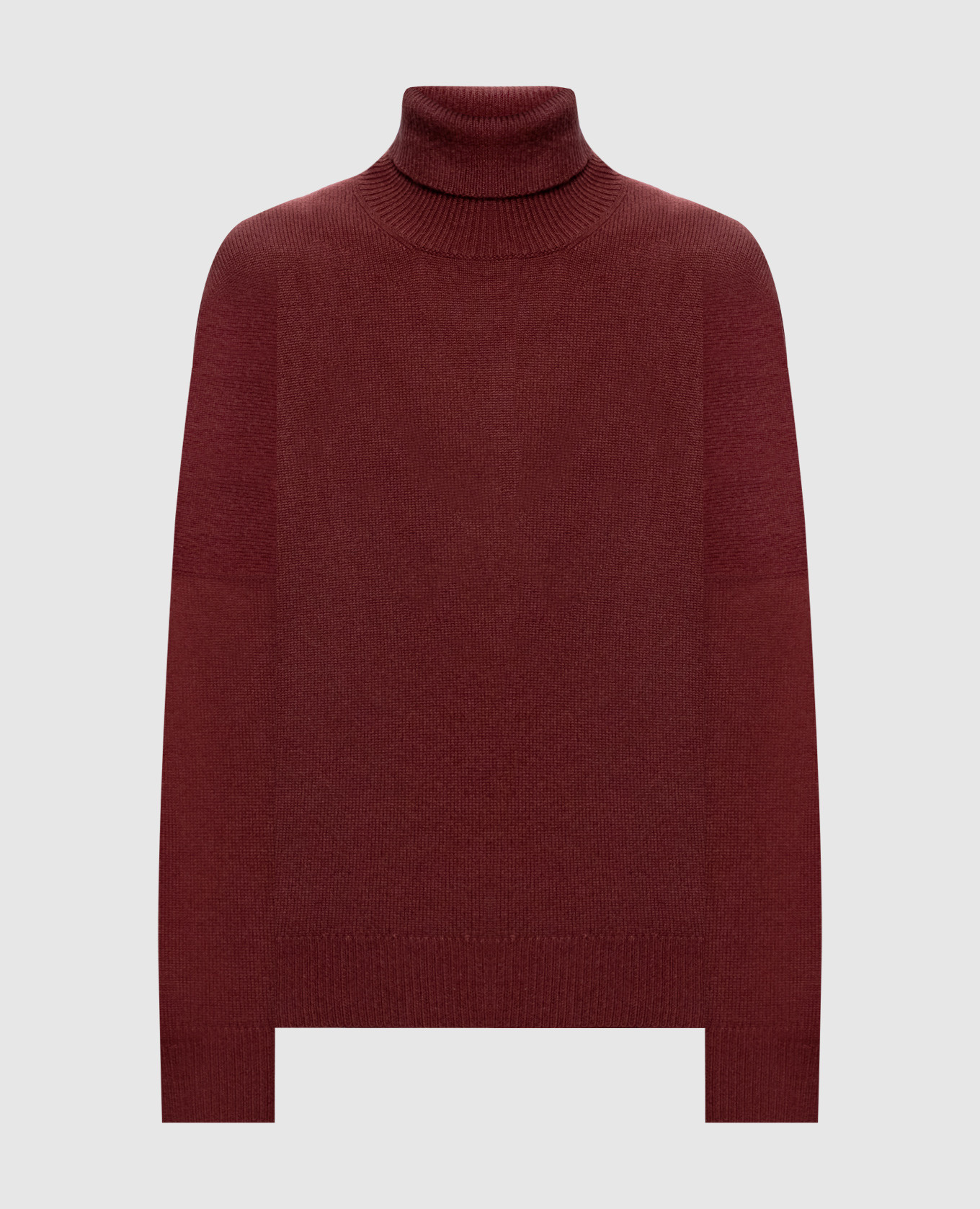 Burgundy cashmere sweater