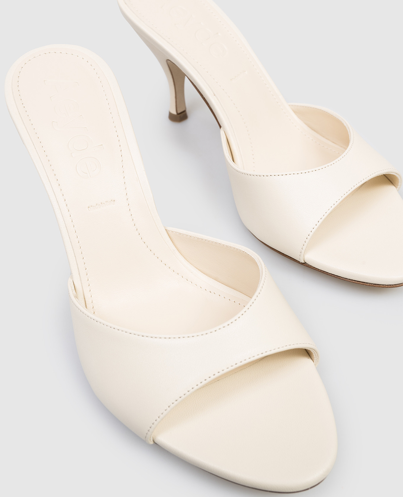 

Samia beige leather mules Aeyde