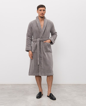 L'appartement Gray terry bathrobe CHICAGO CHICAGOBATHROBE